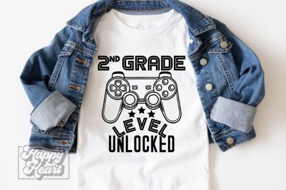2nd Grade Level Unlocked Back to School Graphics