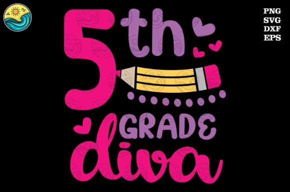 5th Grade Diva SVG, Back to School SVG