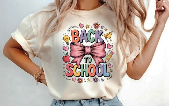 Back to School Coquette Shirt PNG Graphics