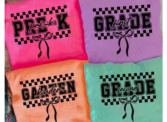Coquette Back to School Svg Bundle, Pre-k Graphics