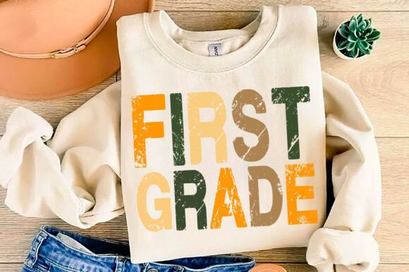 First Grade Svg Png, Back to School Png