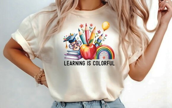 Learning is Colorful Back to School PNG