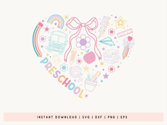 Preschool, Back to School SVG Cut File