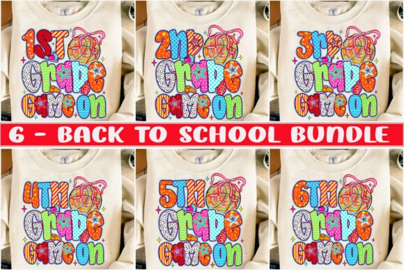 Retro Back to School Sport Png Bundle