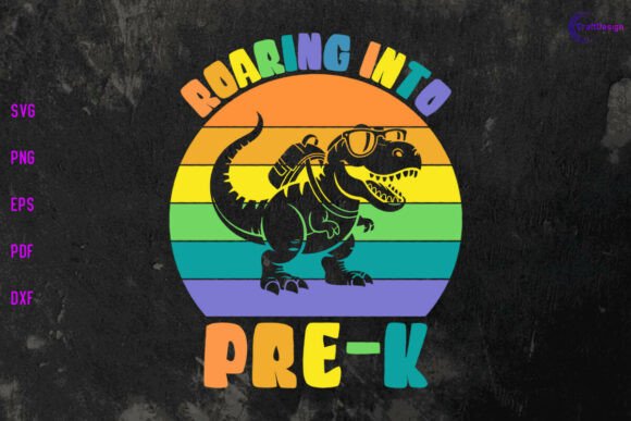 Roaring into Pre-k SVG Back to School