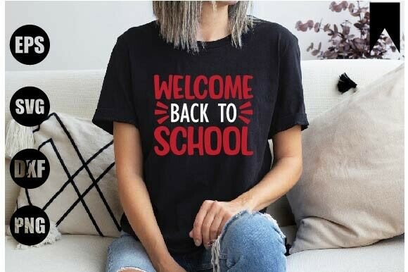 Welcome Back to School Png, Trendy Png